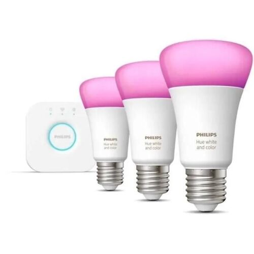 White & Color Ambiance 10.5w A60 E27 3set Eu Pmo