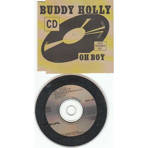 Buddy Holly ( Oh Boy/Well...All Right/Mailman,Bring Me No More Blues/Everyday)Cd 4 Titres