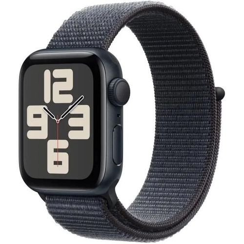 Apple Watch SE GPS - 40mm - Boîtier Midnight Aluminium - Bracelet Ink Sport Loop
