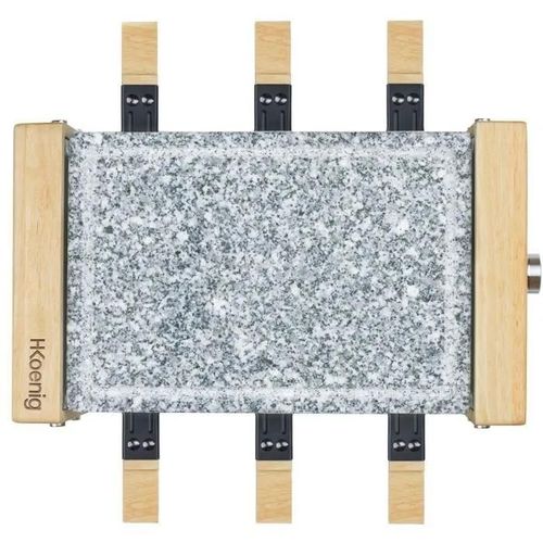 H.Koenig Wod6 Raclette Et Pierre À Cuire 6 Personnes