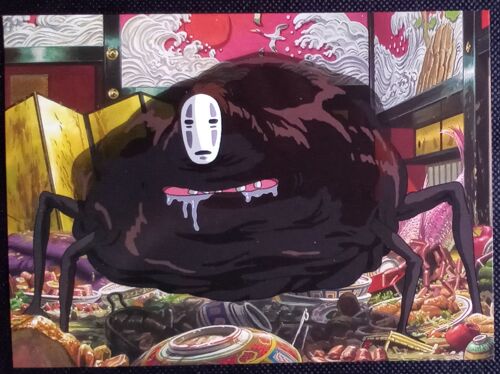 Le Voyage De Chihiro / Sen To Chihiro No Kamikakushi / Spirited Away - Carte Postale 16,5 X 11,9 Cm (Miyazaki, Studio Ghibli, Éditions Usa)
