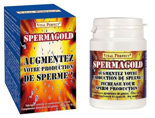 Spermagold Pour Augmenter Production De Sperme Et Fertilité Par Vital Perfect