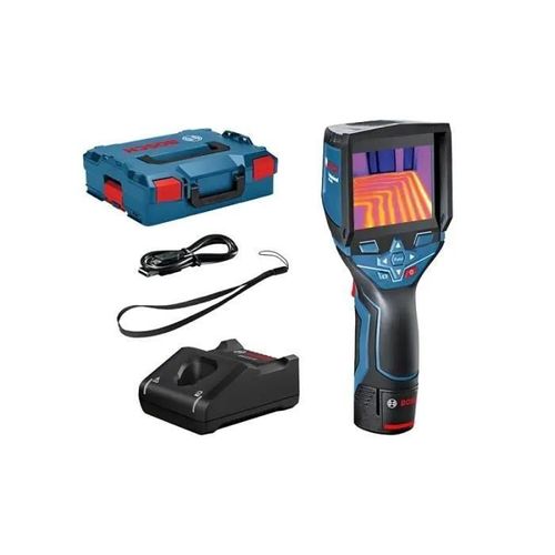Bosch Caméra thermique GTC 400 C Professional, dans une L-BOXX, avec 1 batterie 1,5 Ah Li-Ion, dragonne - 0601083101