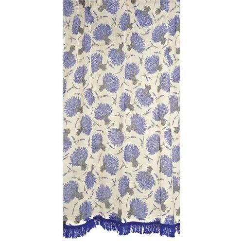 Rideau Marseillais Imprimé 200g/M2 Lavande 225 X 140 Cm