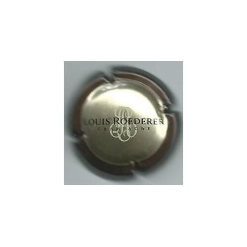 Capsule Champagne Louis Roederer Marron Et Doré Clair