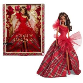 Barbie Signature Poupée Barbie Joyeux Noel Chatain Hrm63