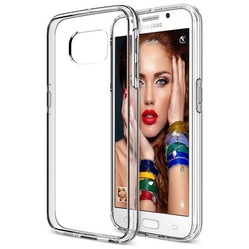 Coque Silicone Gel (Tpu ) Samsung Galaxy S6 Edge Transparent Souple 0.3 Mm