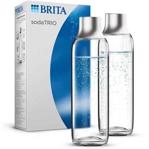 Bouteille BRITA pack 2 bouteilles en verre sodatrio