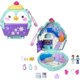 Polly Pocket - Coffret Manchot À La Neige - Mini-Figurines - 4 Ans Et +