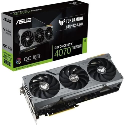 ASUS TUF Gaming GeForce RTX 4070 Ti SUPER 16GB - OC Edition - carte graphique - GeForce RTX 4070 Ti Super - 16 Go GDDR6X - PCIe 4.0 - 2 x HDMI, 3 x DisplayPort