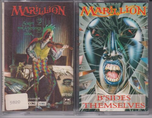 Marillion Lot De 2 K7 Cassettes Audio Dont Une Rare Espagnole Tape