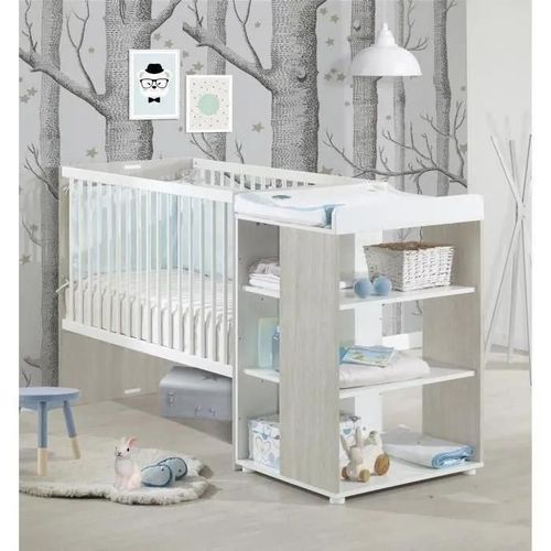 Babyprice Lit Bébé Sitta Combiné Evolutif 120x60 Cm