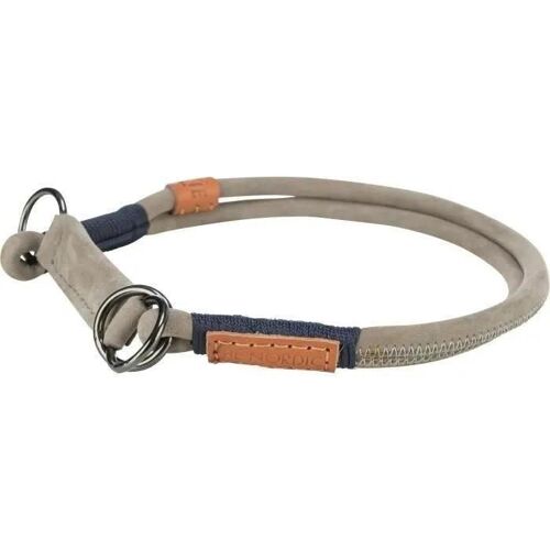 Collier Semi-Étrangleur Trixie Be Nordic - Cuir - L50 Cm - Ø 10 Mm - Gris