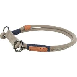 Collier Semi-Étrangleur Trixie Be Nordic - Cuir - L-Xl 55 Cm - Ø 10 Mm - Gris
