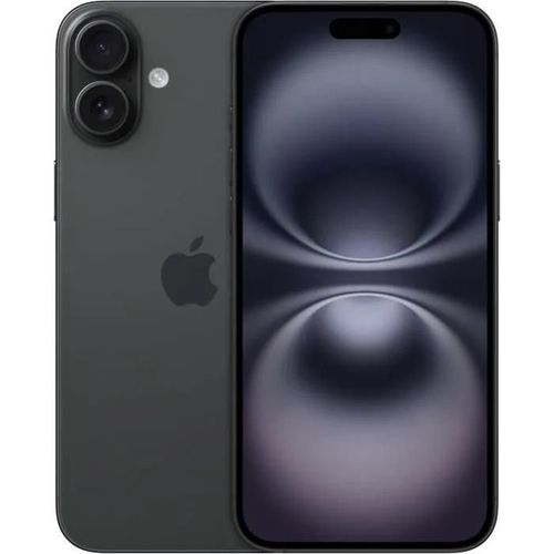 Apple iPhone 16 256 Go Noir - Téléphones mobiles | Rakuten