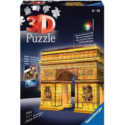 PUZZLE Puzzle 3D Arc de Triomphe illuminé
