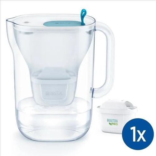 Carafe Filtrante Style Bleu - Brita - Inclus 1 Cartouche Filtrante Maxtra Pro Aio - Nouveau Maxtra