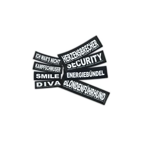2 Stickers Velcro Julius-K9, L, Out Of Control - 151620