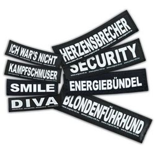 2 Stickers Velcro Julius-K9, L, Security - 151627