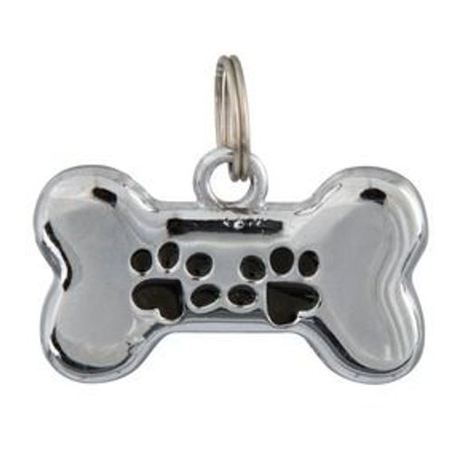 Plaque I.D., Brillants, Forme Chien, 35 × 25 Mm - 22761