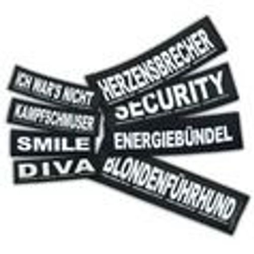 2 Stickers Velcro Julius-K9, S, Ich Chef - 151075