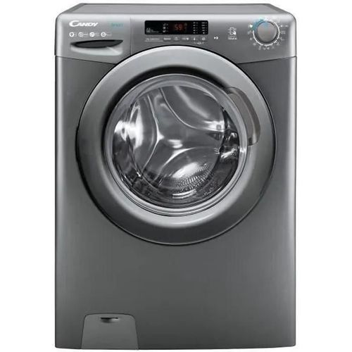 Machine à laver hublot Candy SMART CS 1292DRRE / 1-S - 60x53x85 cm (lxpxh) - 58 litres - 9 kg - 1200 tours/min - anthracite