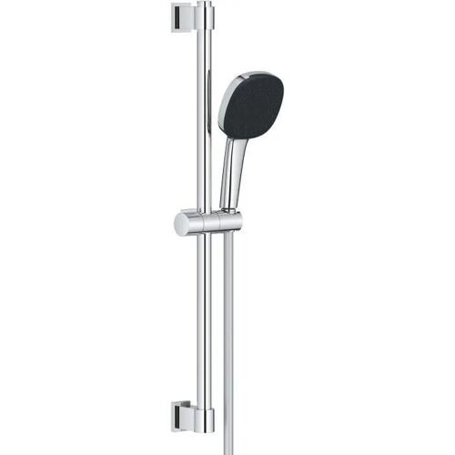 Ensemble de douche avec pommeau 3 jets. barre et flexible - GROHE Vitalio Comfort 110 26096001 - Sélection facile - Economie d'eau