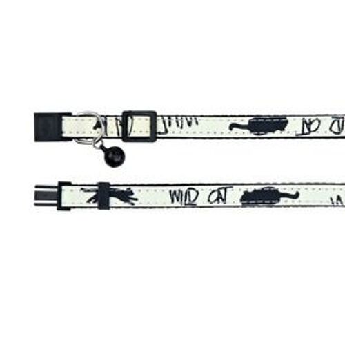 Collier Chat Glow In The Dark, Nylon - 41866