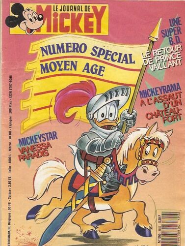 Journal De Bande Dessinée Disney / Vanessa Paradis 1 Page 1856 