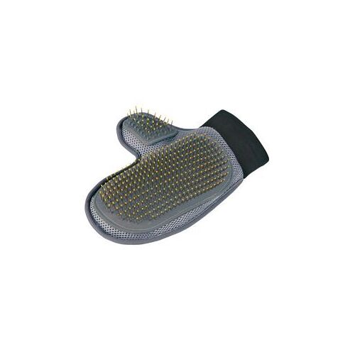 Gant De Soin Du Poil, Brosse Métallique, 18 × 24 Cm - 23392