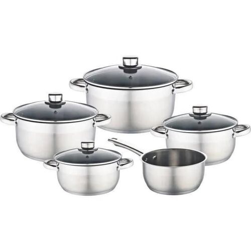 Baumalu 341979 Batterie 9 Pieces Inox
