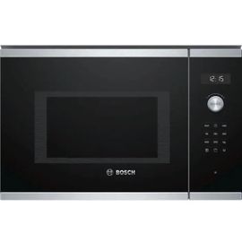 Bosch Serie | 6 BEL554MS0 - Four micro-ondes grill - encastrable - 25 litres - 900 Watt - acier inoxydable