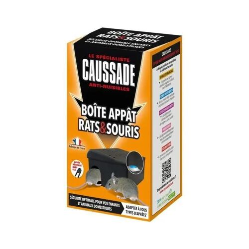 CAUSSADE Boîte appât avec clé de fermeture - Pour rats & souris