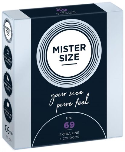 Mister.Size Préservatifs 69 Mm 3 Piéces