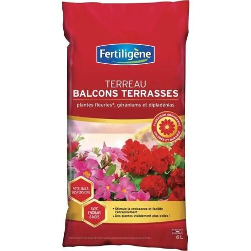 Terreau balcons terrasses FERTILIGÈNE - 6L