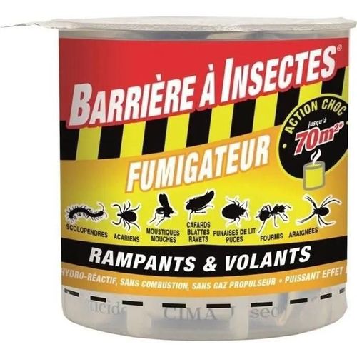 Barriere A Insectes Fumigene Hydro Réactif Pour Insectes Volants Et Rampants - 10g
