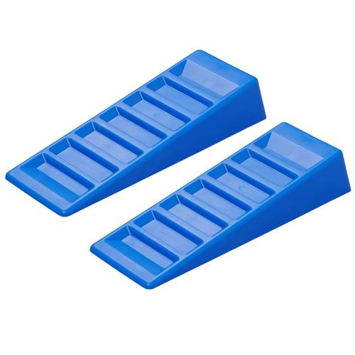 2 Pcs Niveleurs De Caravane 75 Mm Plastique Bleu Proplus