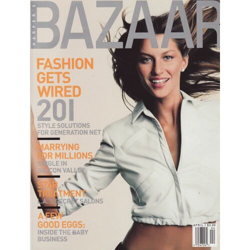 Harper's Bazaar (Ediion Usa) / 04-2000 N°4 : Claudia Schiffer By Steven Klein (10p) Gisele Bundchen