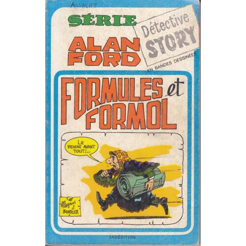 Série Alan Ford Détective Story N° 8 Formules Et Formol