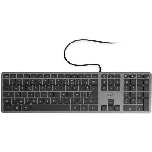 Mobility Lab Design Touch - Clavier - USB - AZERTY - Français - gris sidéral