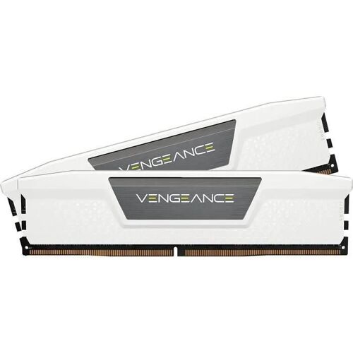 CORSAIR Vengeance - DDR5 - kit - 32 Go: 2 x 16 Go - DIMM 288 broches - 5600 MT/s / PC5-44800 - CL36 - 1.25 V - mémoire sans tampon - non ECC - blanc