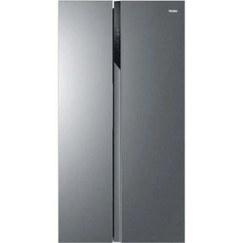 Réfrigérateur-congélateur Haier HSR3918FNPG - side-by-side - 90.8x64.7x177.5 cm (lxpxh) - 528 litres - classe F - aspect inox