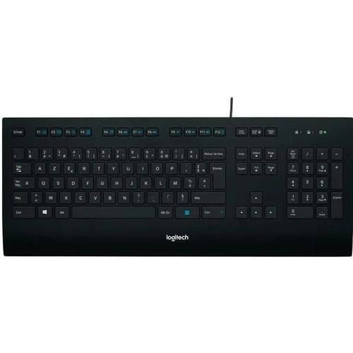 Logitech Corded K280e - Clavier - USB - Français