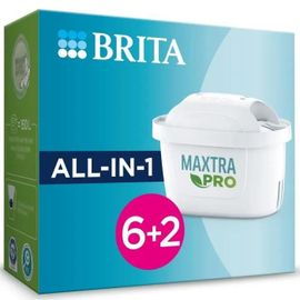 Pack de 6 filtres a eau + 2 gratuits - BRITA - MAXTRA PRO All-in-1