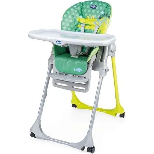 Chaise Haute Bébé Chicco Polly Easy Crocodile