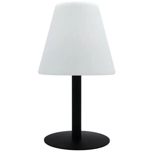 Lampe De Table Solaire Standy Mini Solar Rgb Blanc Acier H36cm