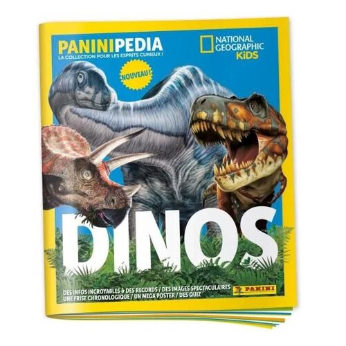Stickers DINOS NATIONAL GEOGRAPHIC KIDS PANINIPEDIA album