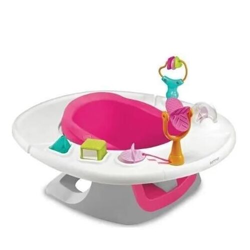Summer Infant Réhausseur Superseat Bébé 4en1. Activités. Plateau Amovible. Positionneur De Siege Réglable. Rose