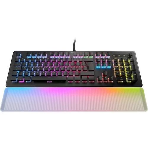 ROCCAT Vulcan II MAX - Clavier - backlit - USB - AZERTY - Français - commutateur : Roccat Titan || commandes Optical Brown - noir