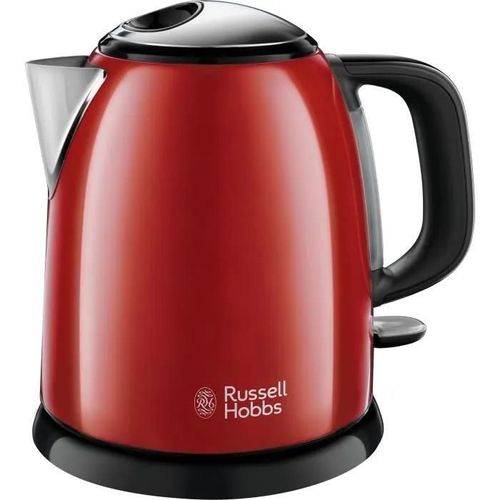Russell Hobbs Colours Plus 24992-70 - Bouilloire - 1 litre - 2.4 kWatt - rouge ardent/acier inoxydable brillant/noir mat